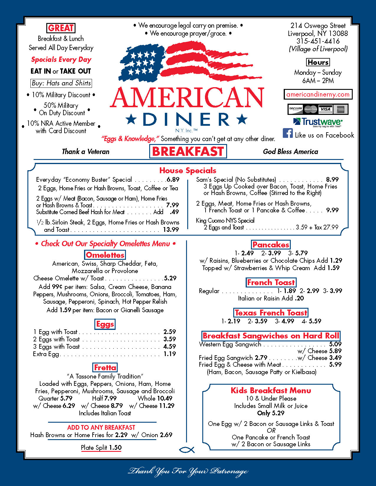 The American Menu: A Vital City  Diner menu, Classic menu, Menu restaurant